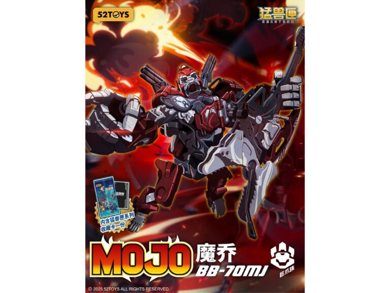 戰斧還能變電吉他！52TOYS《BEASTBOX》系列新作「魔喬 MOJO」搖滾金剛原型亮相