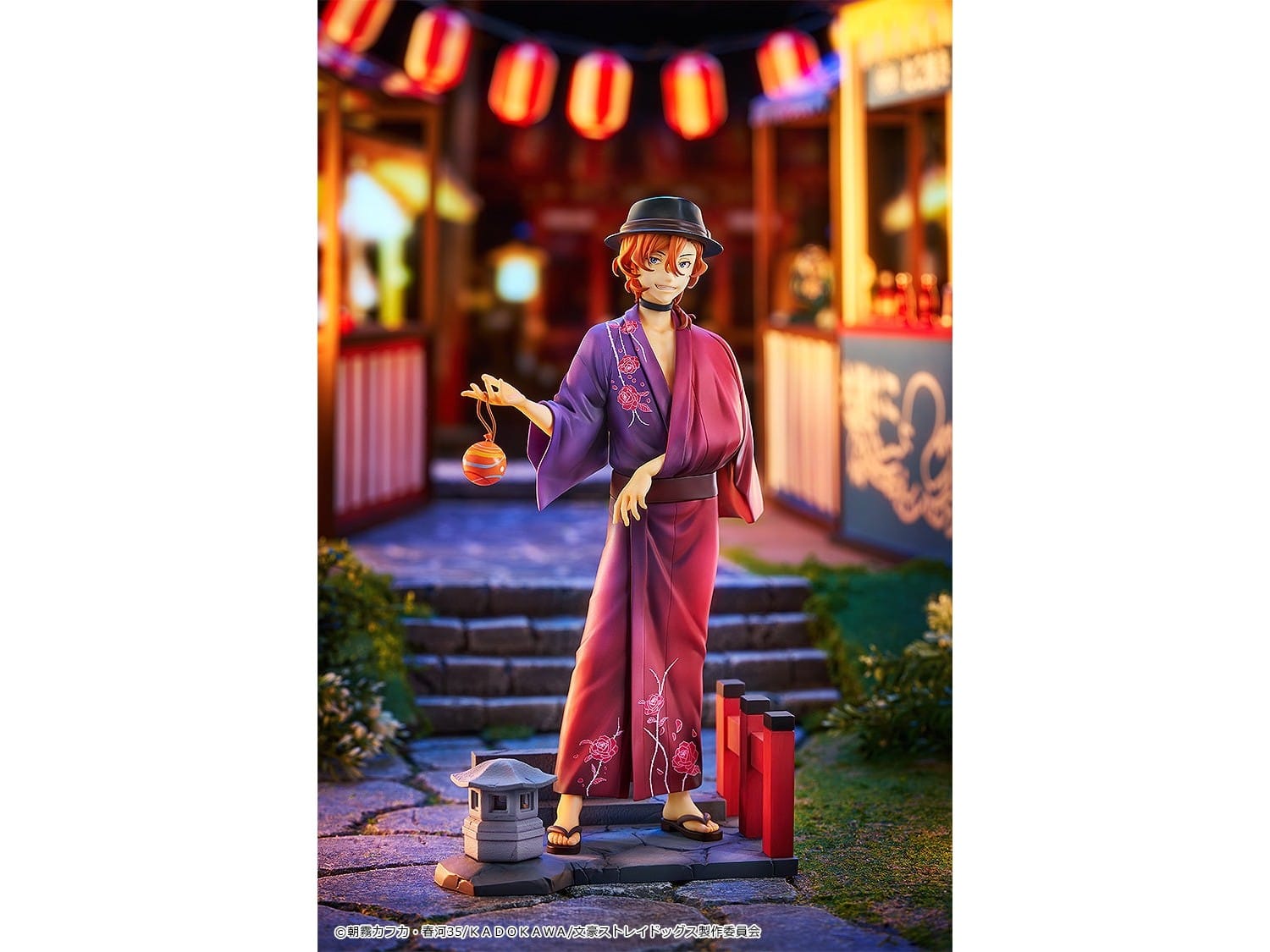 《文豪 Stray Dogs》中原中也浴衣Ver.模型開放預購，精緻和風台座重現夏日祭典氛圍