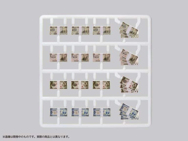 讓你的公仔一夜致富！1/12 比例模型「鈔票束 Vol.3」開放預購，內含 4 款經典舊日幣