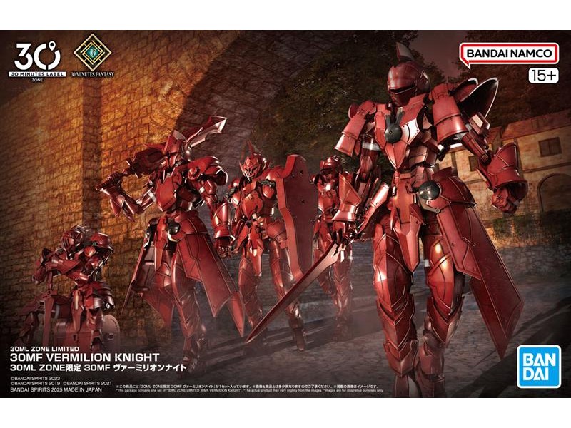 30MF 系列新作登場！「30ML ZONE」限定款「ヴァーミリオンナイト」組裝