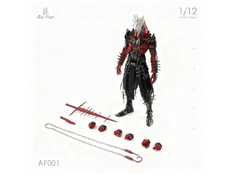 新銳模型廠 AceFigz 原創 1/12 可動模型「Spike」開放預購：冷酷黑紅設計「傳道者」領銜登場