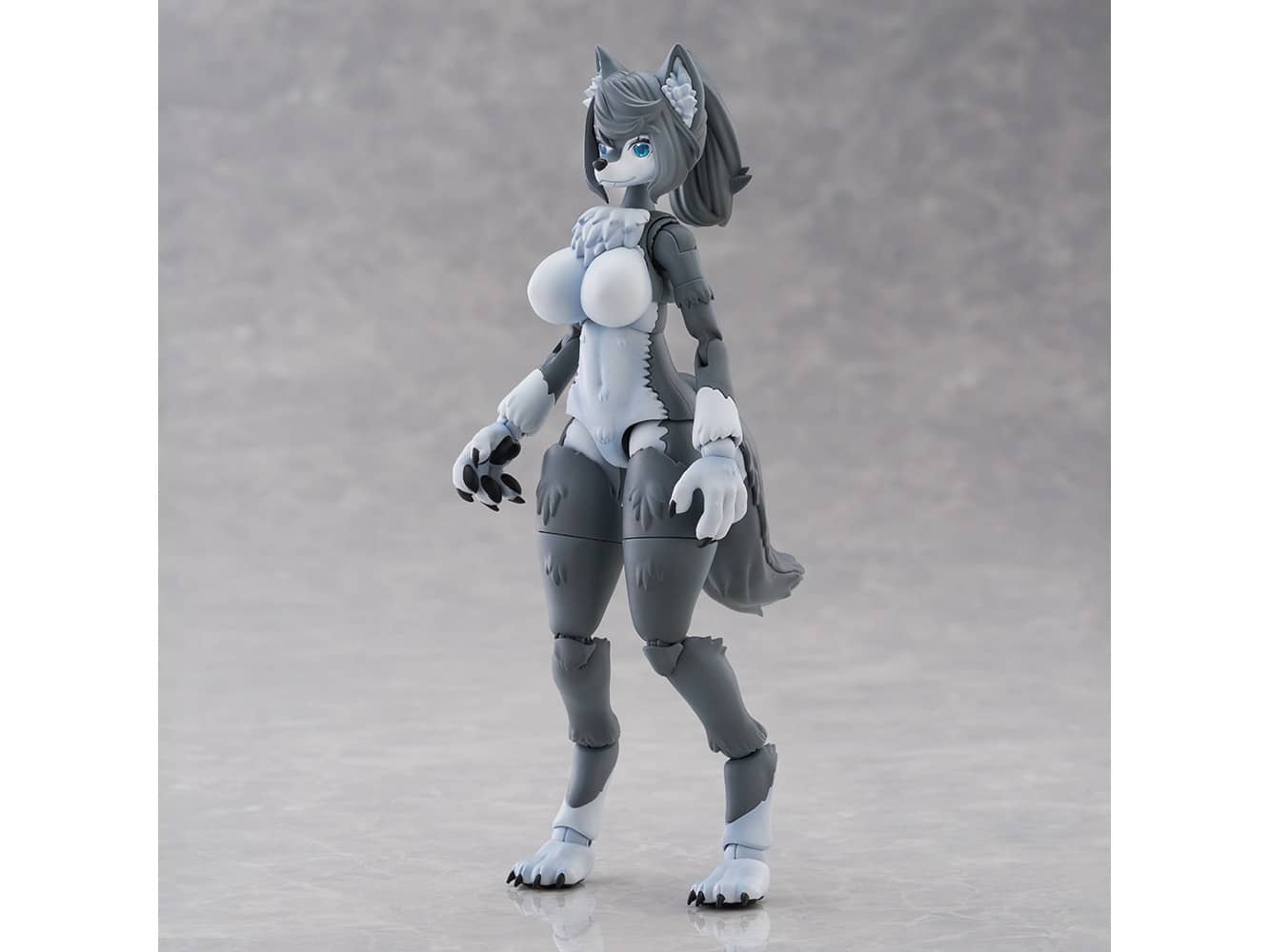 青島社「けもプラ」系列第三彈登場！「ハイイロオオカミ」組裝模型 2 月 6 日開放預購