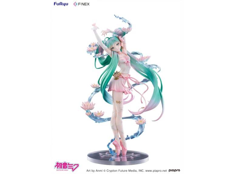 高雅出塵！F:NEX「初音未來 睡蓮 ver.」1/7 比例模型彩色原型公開 預定 2026 年 10 月發售