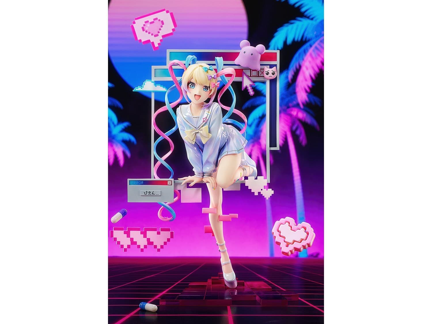 《主播女孩重依賴》超絕最可愛天使醬 Switch Ver. 模型開放預購，躍動感姿態重現網路天使魅力