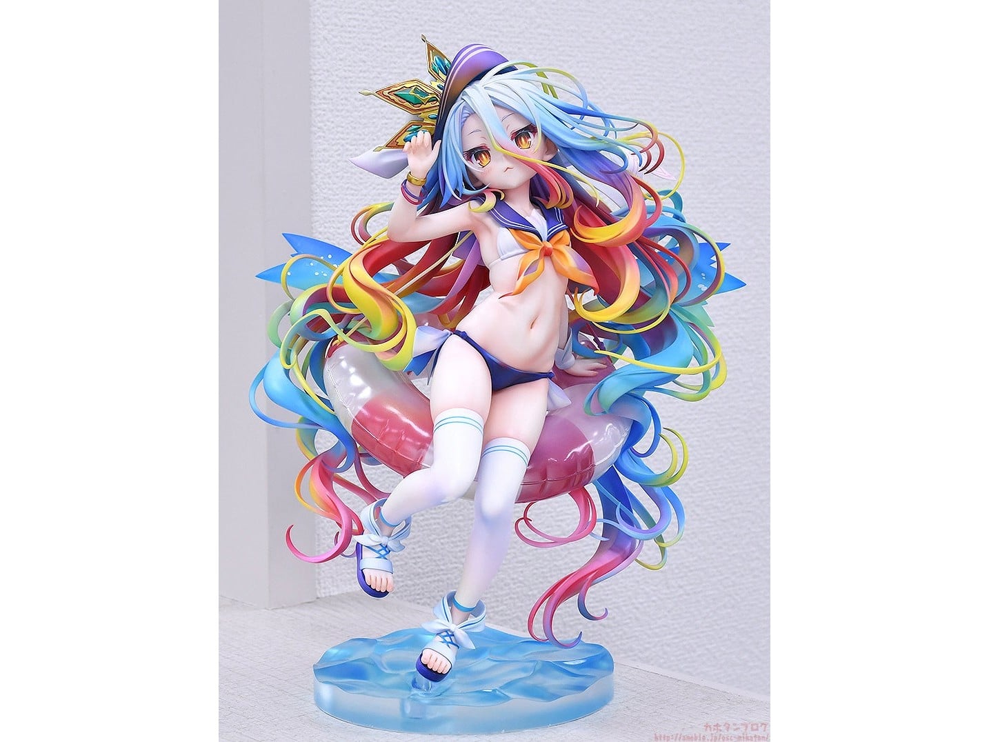 《NO GAME NO LIFE 遊戲人生》白「水手服風泳裝 Ver.」模型明日起正式開放預約