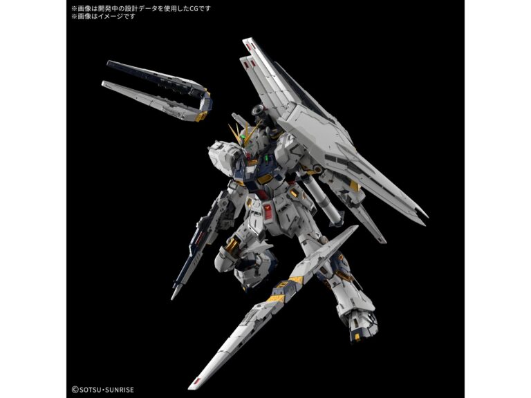 鋼普拉 45 周年頂點！PG UNLEASHED 1/60 ν 鋼彈、專用 LED 組 1 月 31 日正式發售