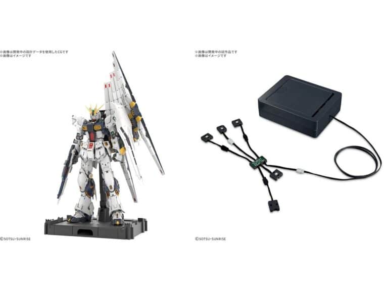 萬代神作登場！「PG UNLEASHED ν ガンダム」搭配專用 LED 燈組套裝啟動抽選販售