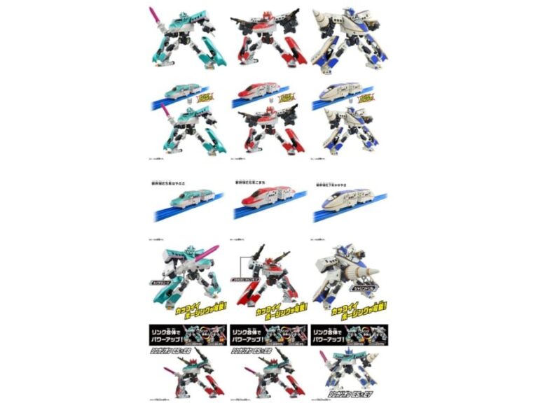 《新幹線變形機器人》全新 SGX 系列玩具發表！E5、E6、E7 經典機體預購同步開跑