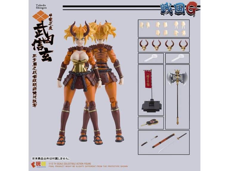 「甲斐之虎」美少女化！戰國 G 系列《武田信玄》1/12 可動模型預約開始