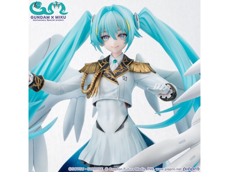 鋼彈45 周年聯名力作！MegaHouse「Lucrea 初音未來× 飛翼鋼彈零式EW