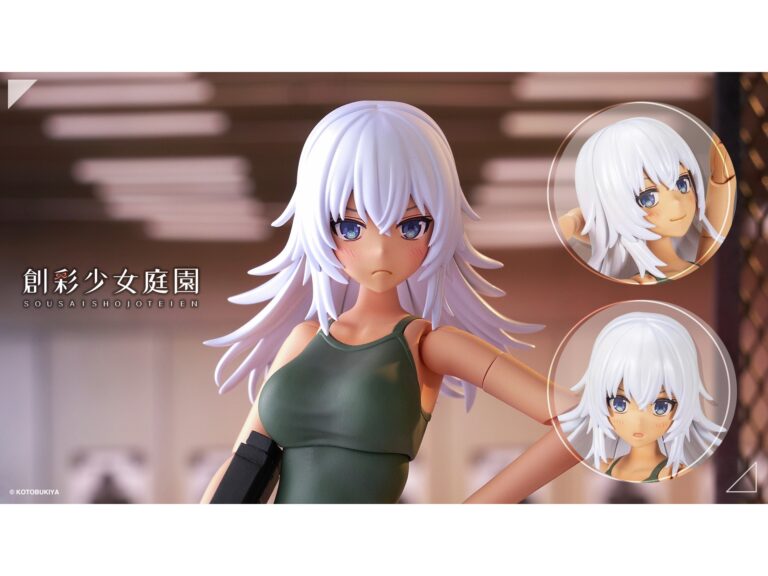 壽屋《創彩少女庭園》新作明日預約開跑！新角色「トレーニングウルフさん」與限定款學院大衣登場