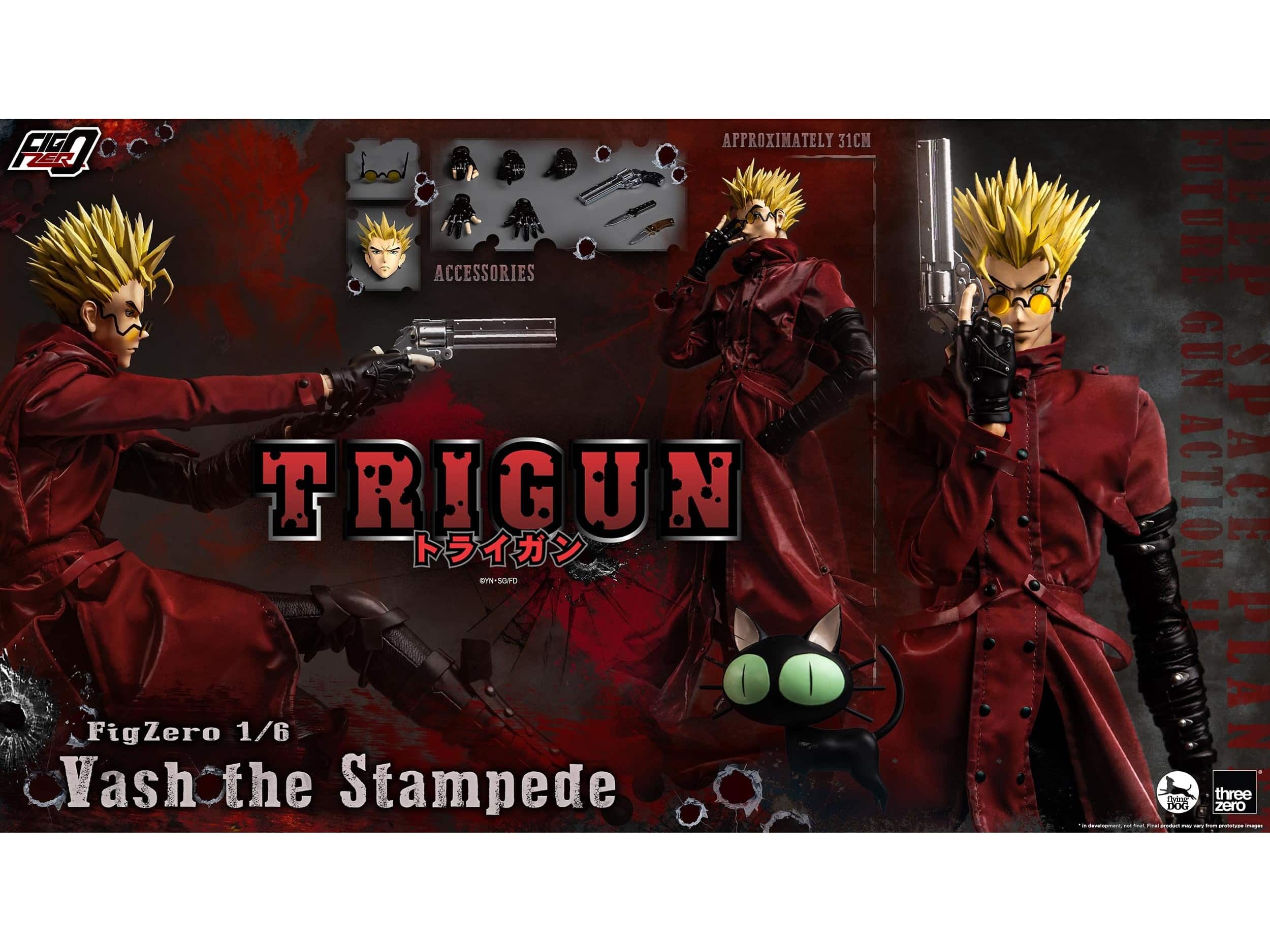 《槍神 TRIGUN》人間颱風降臨！threezero「FigZero 威席·史坦畢特」1/6 可動模型試作曝光