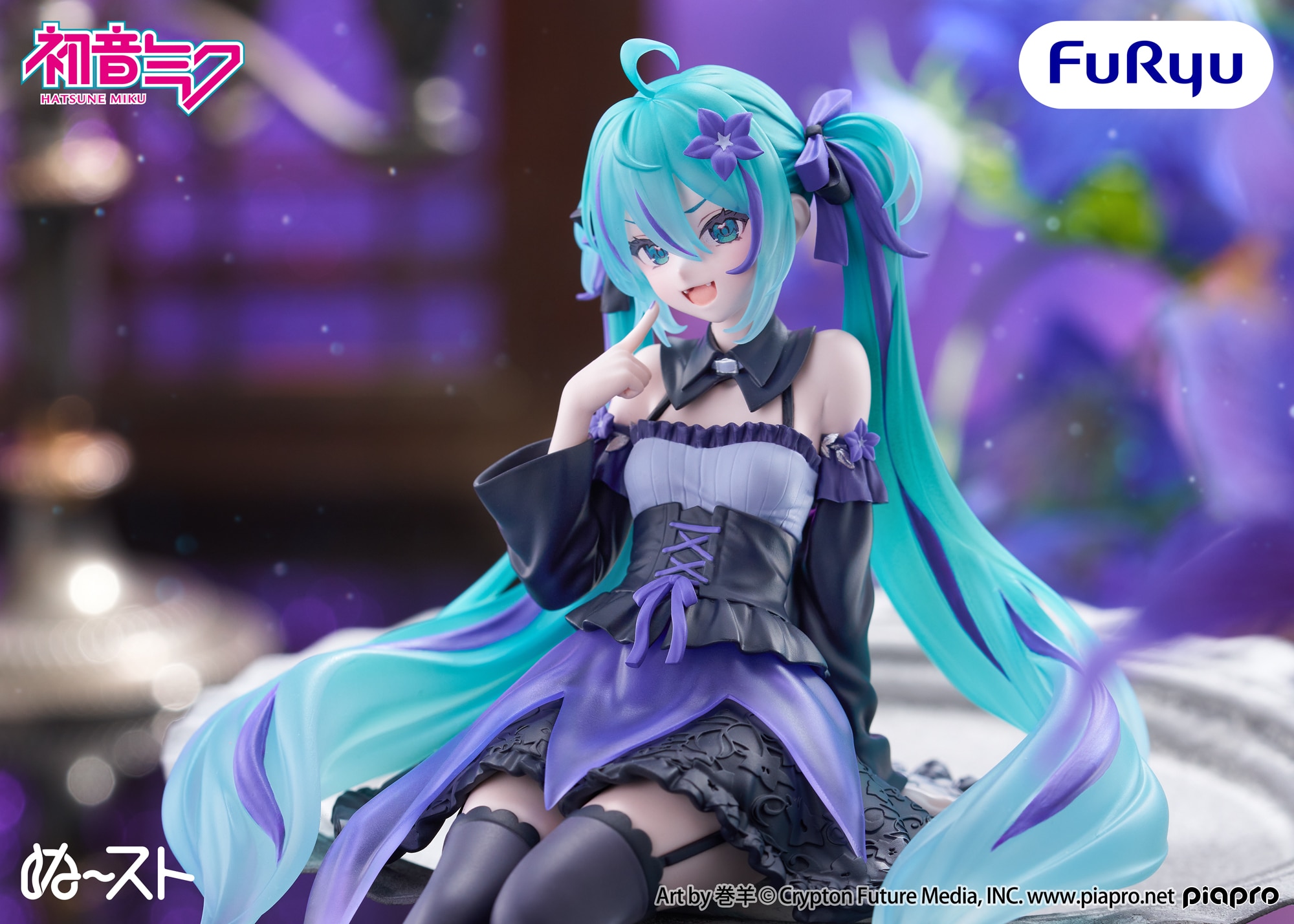 虛擬歌手 「 初音未來 」 化身花之妖精！ フリュー 「 Flower Fairy 」 系列泡麵蓋模型彩色原型正式公開