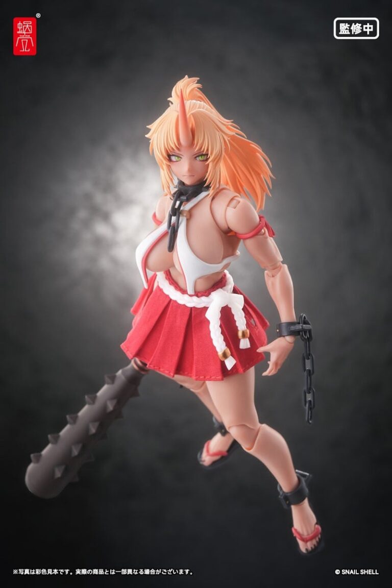 蝸之殼 Snail Shell「鬼巫女 次女・紅葉」1/12 可動模型開放預訂：搭載全可動眼球與驚異可動域，預計 2026 年底上市