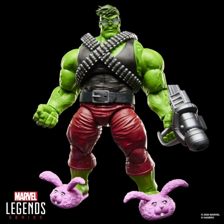 Hasbro 孩之寶「Marvel Legends 教授浩克」預購開始！重現經典漫畫造型，連粉紅兔兔拖鞋都附上
