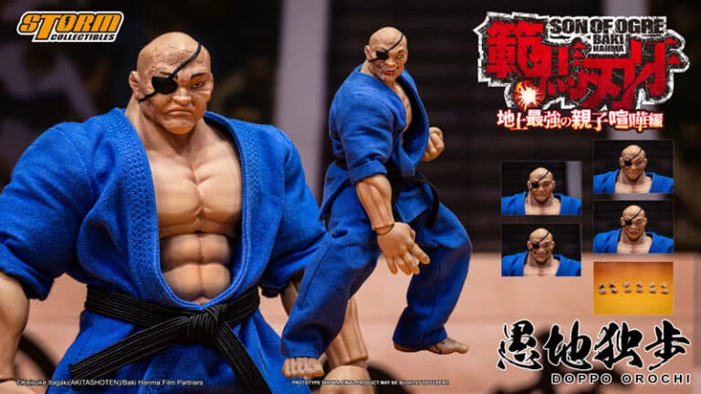 《範馬刃牙》武神降臨！Storm Collectibles「愚地獨步」特別版可動模型開放預購，再現血戰傷痕