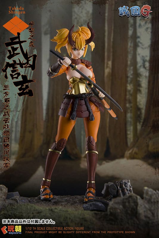 「甲斐之虎」美少女化！KEEPGOING Studio《戰國 G 系列》武田信玄 1/12 可動模型明日正式發售