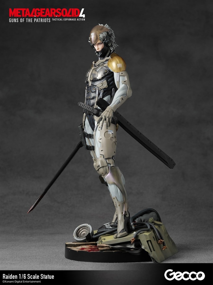 守護史內克的銀髮死神！Gecco《METAL GEAR SOLID 4》1/6 比例「雷電」雕像正式開放預購