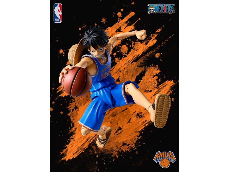 《ONE PIECE》跨界聯名 NBA！S.H.Figuarts 魯夫尼克隊、湖人隊球衣版同步登場 3 月 3 日起開放預訂