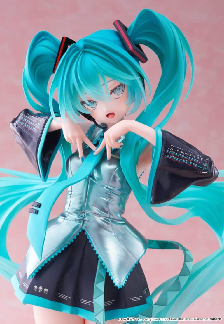 TAITO 推出 T-most 系列「初音未來」1/6 比例景品模型，插畫家「無人ちゃん。」繪製彩色原型曝光