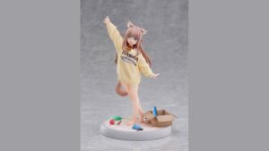 《我家貓咪是可愛女孩子》黃豆粉玩耍版模型今日開售 AmiAmi 限定版附贈叼魚臉