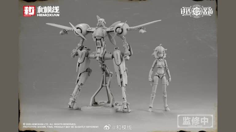 HEMOXIAN 原創機娘 1/12 比例塑膠模型「鐵鏽薔薇」原型正式亮相