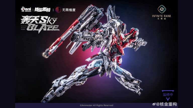 AniMester 1/72 核心晶者 3 號機轟天號：精密齒輪與多段聯動