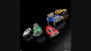 SMP《激走戰隊車連者》激走合體 RV 機器人 6 月 22 日開賣,五機合體重現競速經典