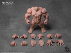 WIND TOYS 推出《Titan》1/12 肌肉素體 標配龍爪手與四色