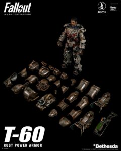 threezero《Fallout》1/6 T-60動力裝甲 2026年發售 四層塗裝重現舊化感