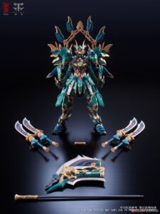 蔵道模型《四聖獸》青龍武鬥版合金機甲亮相 關羽名刀可變形火砲2026年上市