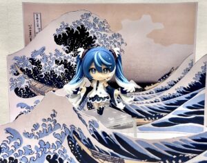 《初音未來》葛飾北齋 Collab 黏土人彩色原型曝光 9/18 開放預購