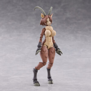 Aoshima《kemopla》獸人組裝模型 Ibex 開放預購 一盒雙素體附可動眼 預計 2027 年發售