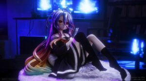 PRIME 1 STUDIO 揭開《遊戲人生》「白」1/1 等身大彩色原型,極致工藝重現夢幻漸層長髮