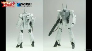 WAVE開發《超時空要塞》VF-1D模型 附麥克斯與米莉亞小人偶