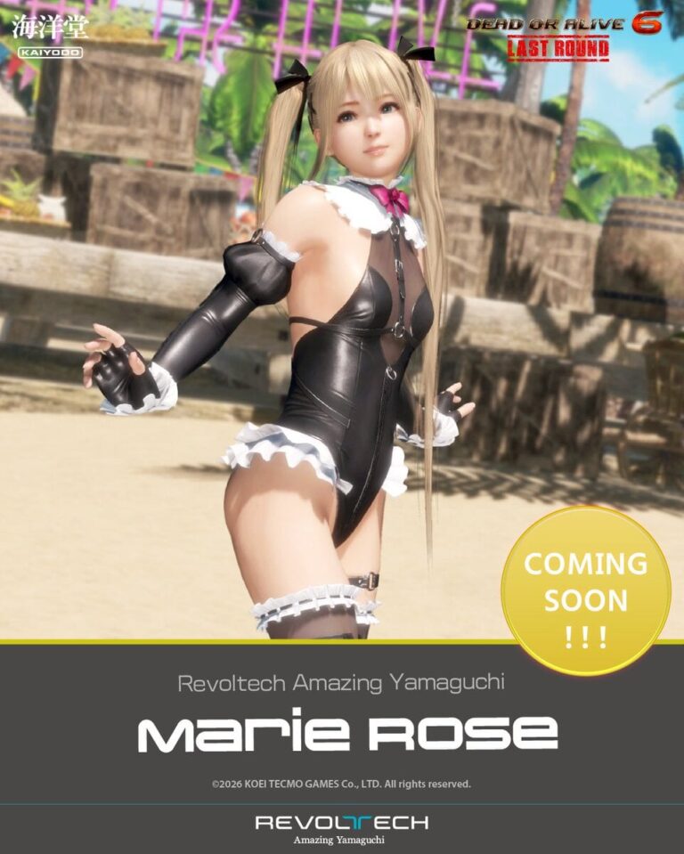 海洋堂 Amazing Yamaguchi 確定推出《DEAD OR ALIVE 6》穗香可動人偶 由山口勝久打造極致動態