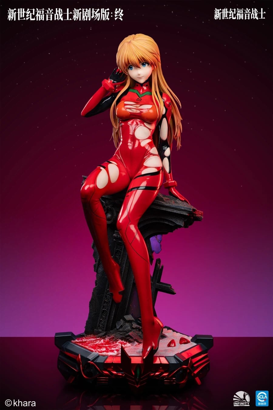 Infinity Studio《新世紀福音戰士》明日香雕像亮相 全高近一公尺限量 299 體