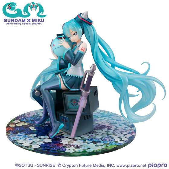 《鋼彈》45 周年聯名「初音 x 00 鋼彈」模型 10 月 3 日開放預訂