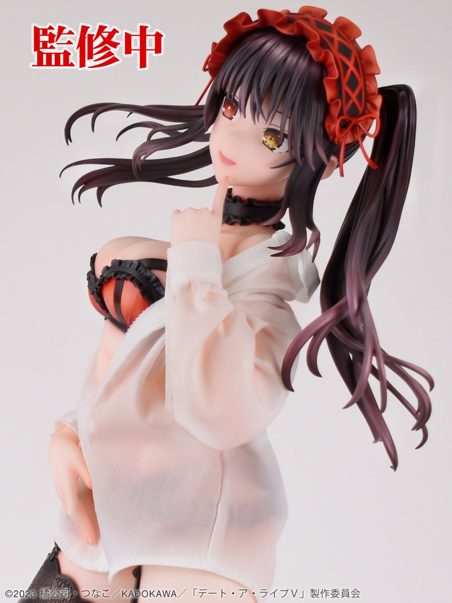 《約會大作戰 V》時崎狂三 1/4 襯衫版模型曝光 布製服飾可穿脫