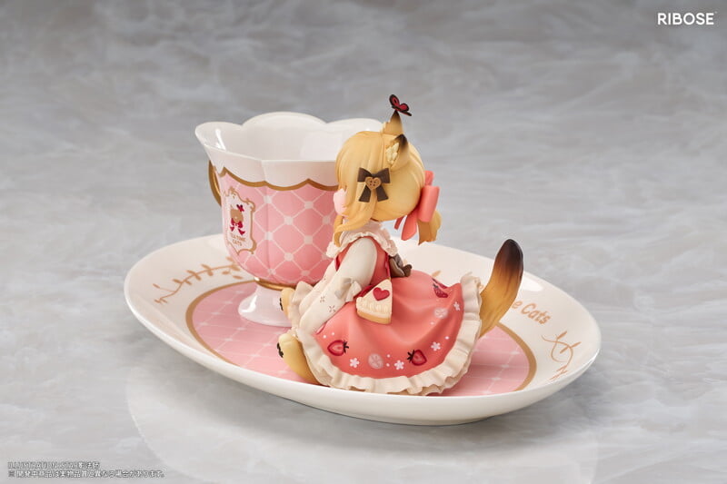 RIBOSE《Tea Time Cats》橘貓美少女模型開放預購 預計 2027 年 7 月正式發售