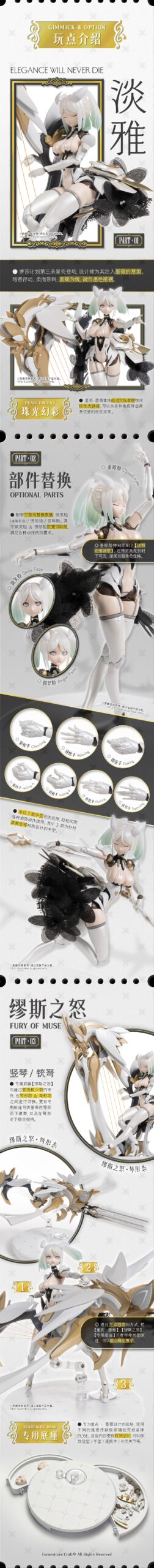 核誠治造《rosado Project》星花・玫瑰開放預購 搭載可動眼球 2027 年發售