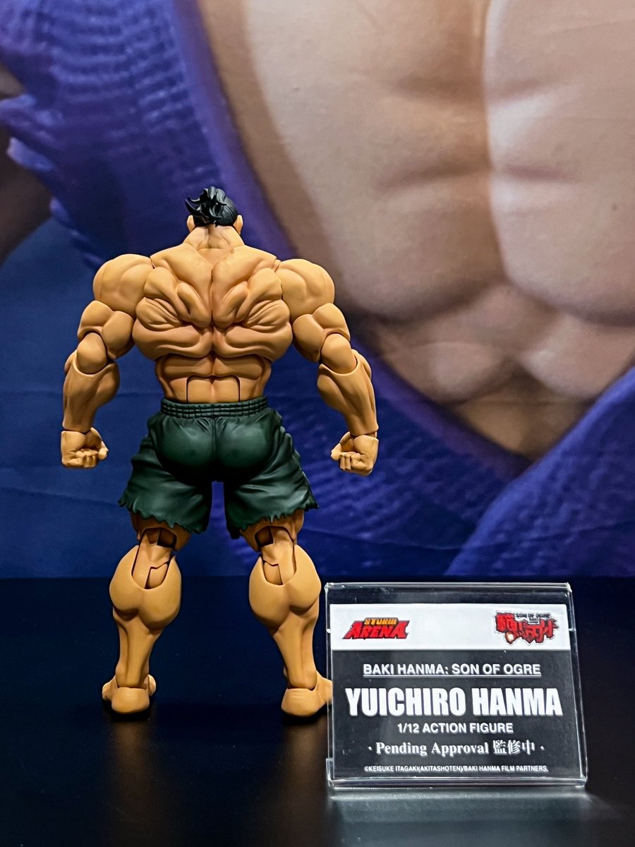 Storm Collectibles《範馬刃牙》1/12人偶原型公開 勇次郎鬼背與勇一郎亮相