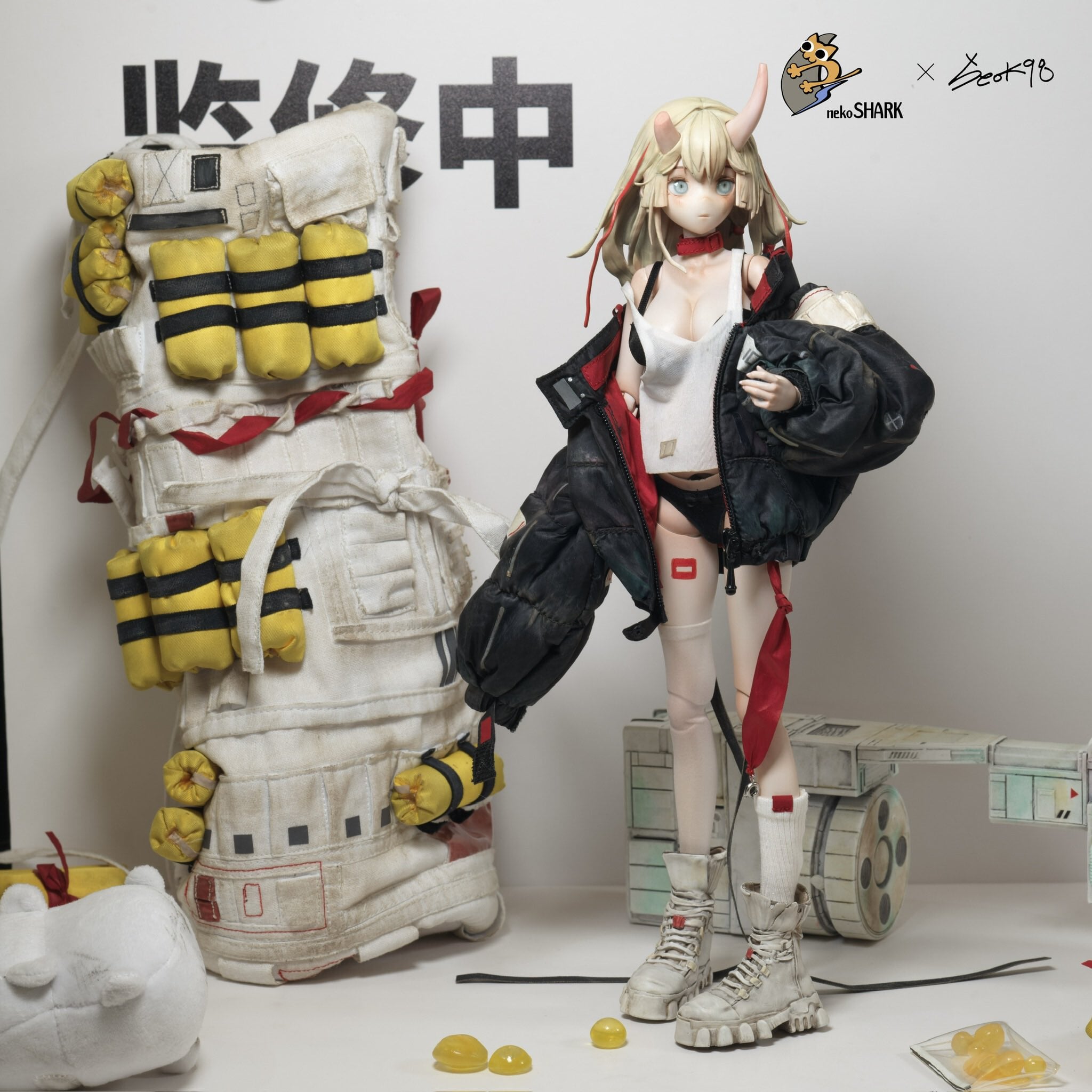 nekoSHARK 揭曉《京野双鼠 ミナ》 1/6 可動彩色原型
