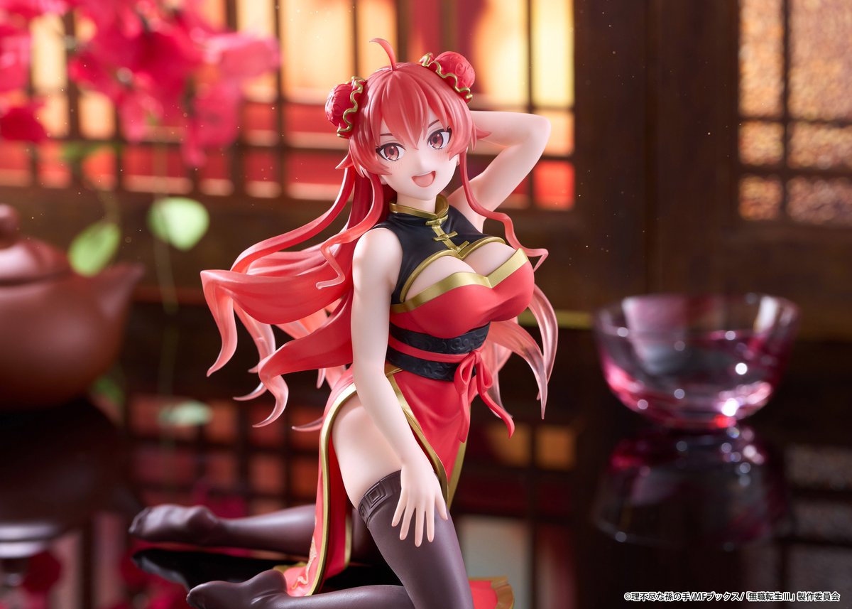 Taito 公開《無職轉生》艾莉絲旗袍造型彩色原型 Desktop Cute 系列小巧好擺放