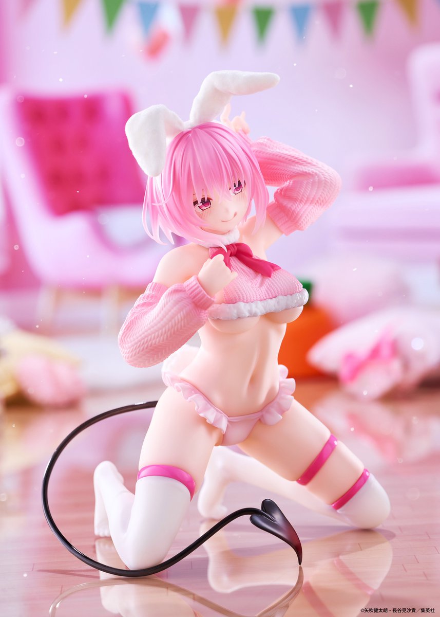 TAITO 公開《To Love-Ru》夢夢兔女郎景品彩色原型 MOFLOCK 系列新作亮相