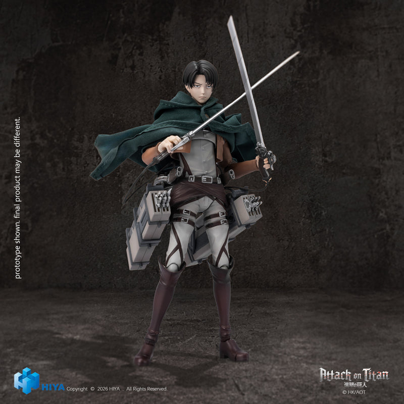 人類最強士兵參戰！Hiya Toys《進擊的巨人》里維 1/12 可動人偶 2027 年發售