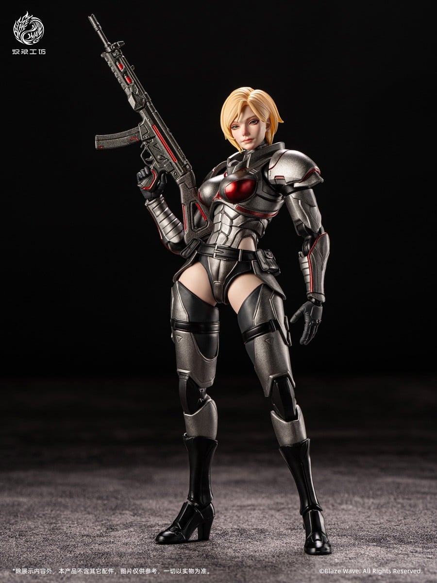 Blaze Wave《Valkyrie Brynhild》1/12 重武裝機娘開放預約 黑紅金屬質感 2027 年發售