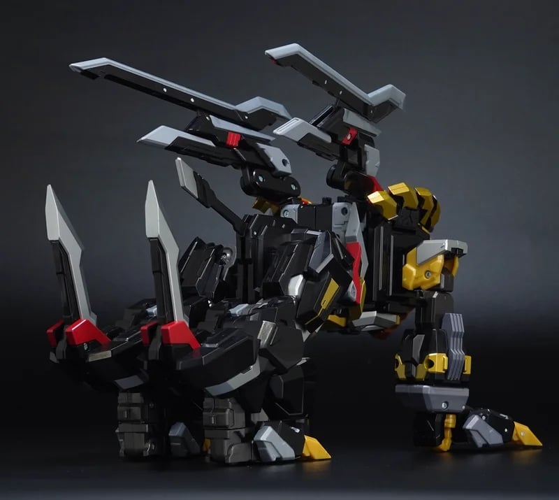 GSC《獣王武神ダンデヴァイン》ゴルドライオス 雙系列同步開發 原型圖正式公開